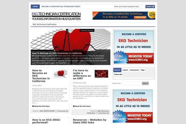 Gazette theme site design template sample
