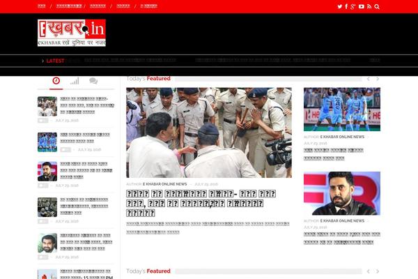 ekhabar.in site used Codextheme