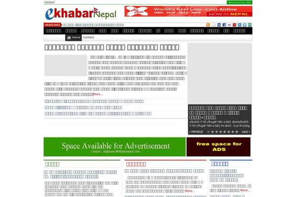 NewsTimes theme site design template sample