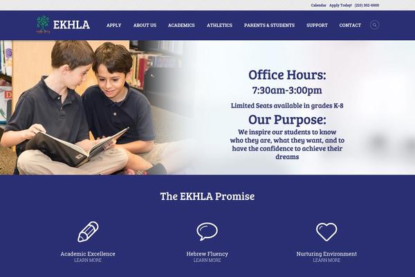 Kinder theme site design template sample