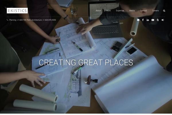 Impreza theme site design template sample