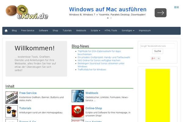 Tortuga theme site design template sample
