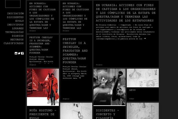 Ubergrid theme site design template sample