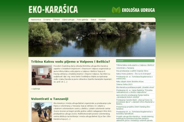 Eko theme site design template sample