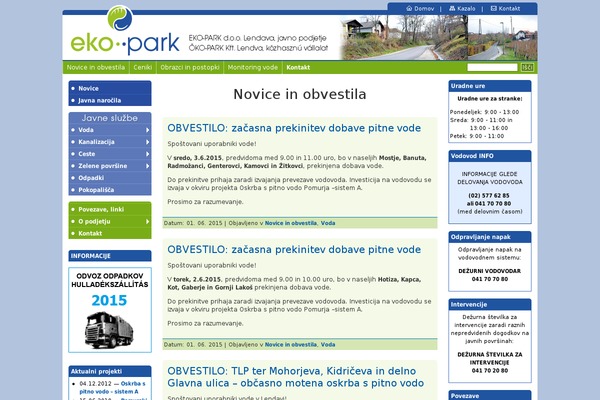 Eko theme site design template sample