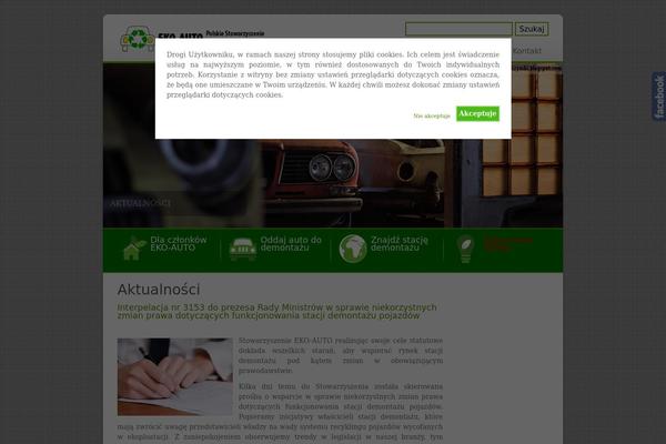 Ecobiz theme site design template sample