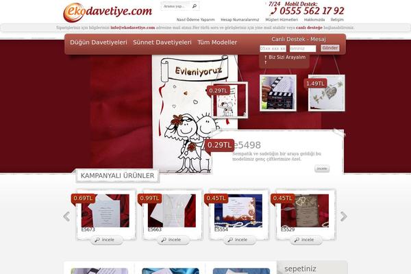 eStore theme site design template sample