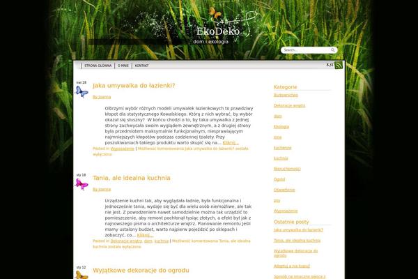 Greener Side theme site design template sample