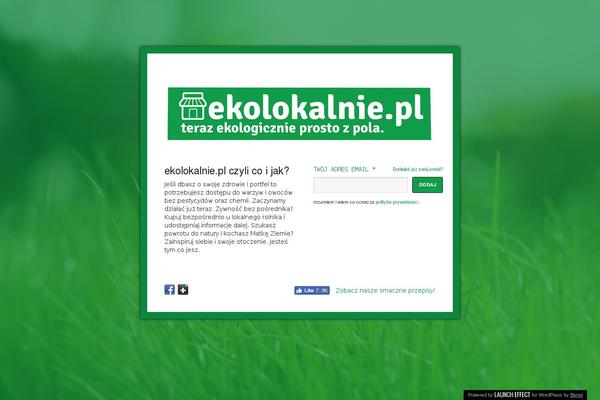 Launch Effect theme site design template sample