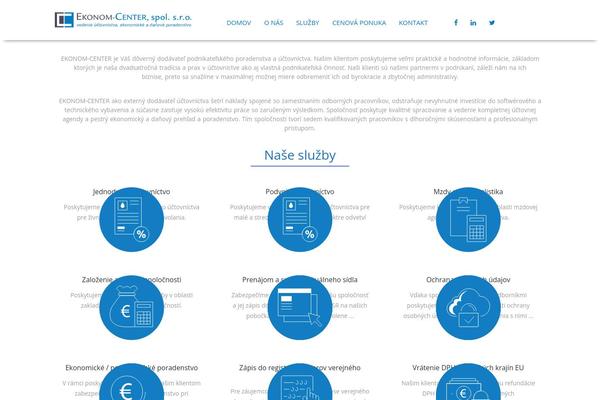 Business Hub theme site design template sample