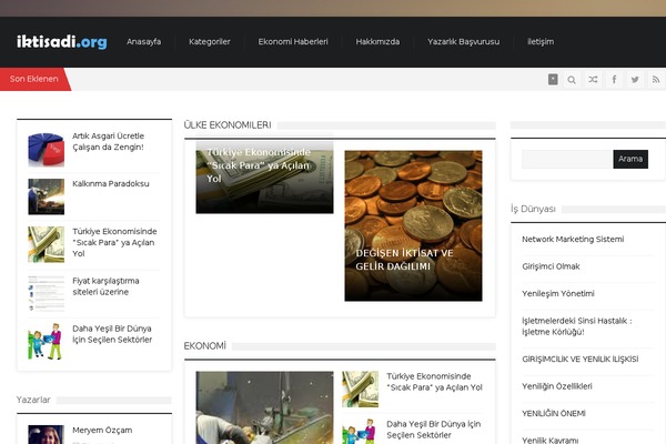 SevenMag theme site design template sample