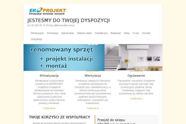 Spacious theme site design template sample