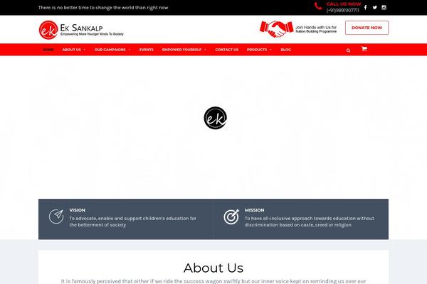 Helpinghands theme site design template sample