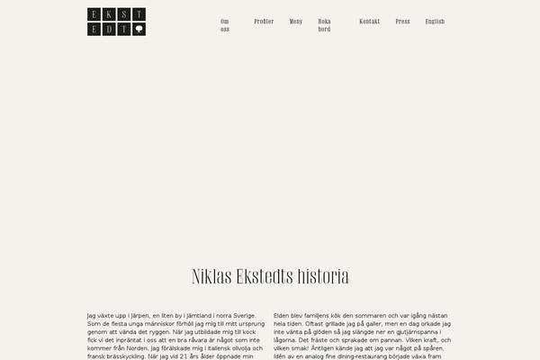 Semplice4 theme site design template sample