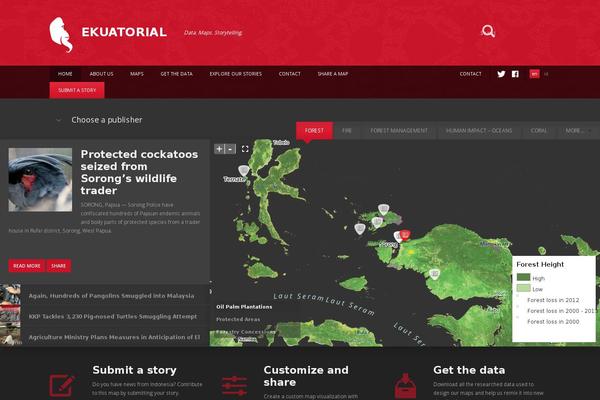ekuatorial.com site used Newspack-theme