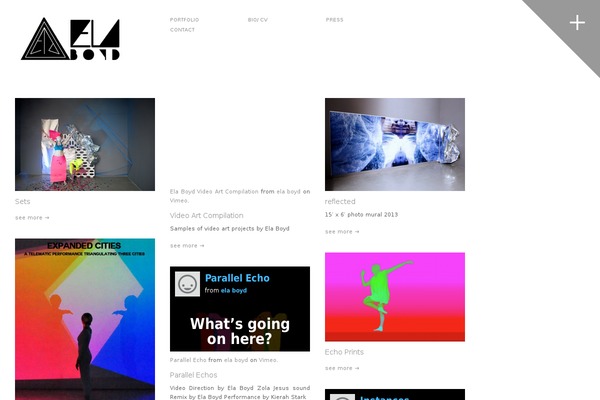 elaboyd.com site used WP Brick + Mason