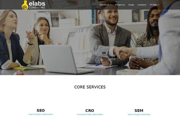Site using Easy Logo Slider plugin