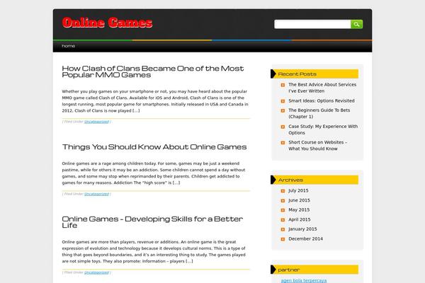Arb theme site design template sample