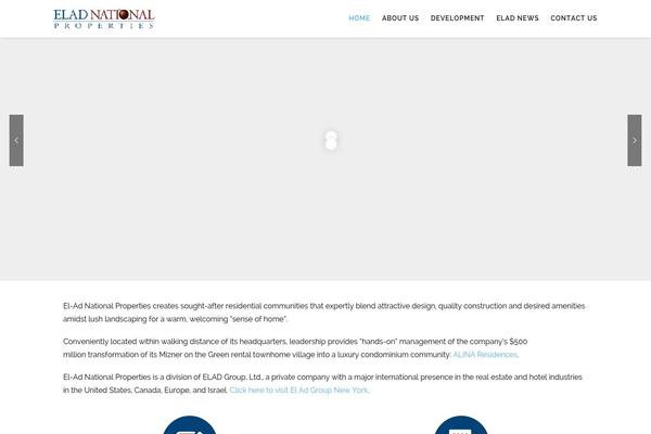 Brooklyn Child theme site design template sample