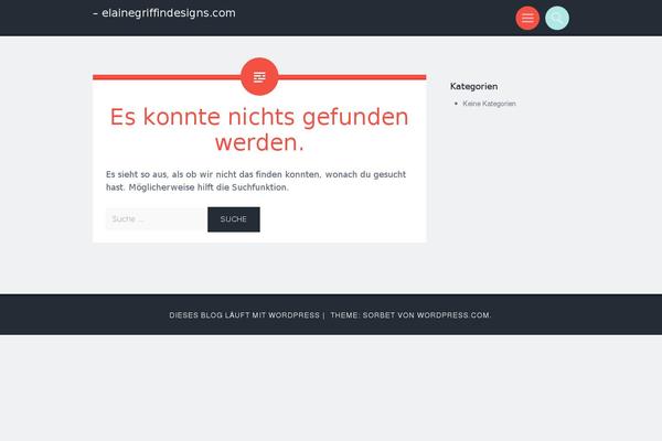 Sorbet theme site design template sample