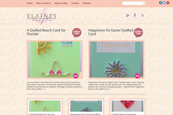elainescrafts.com site used Elaine