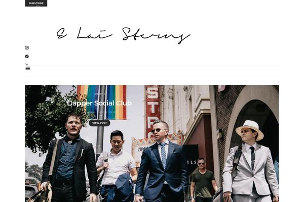 Site using Socials Ignited plugin
