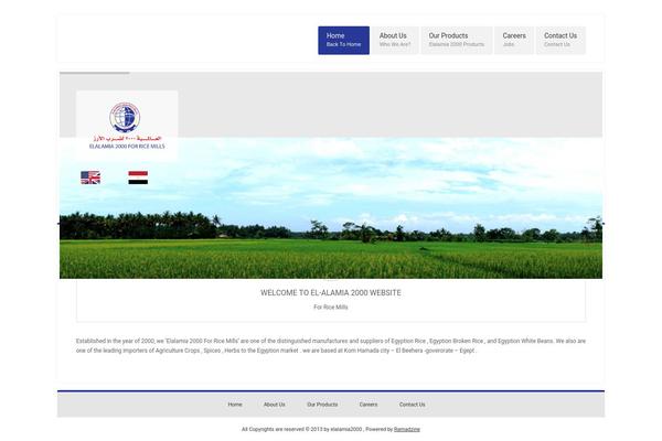 Thinker theme site design template sample