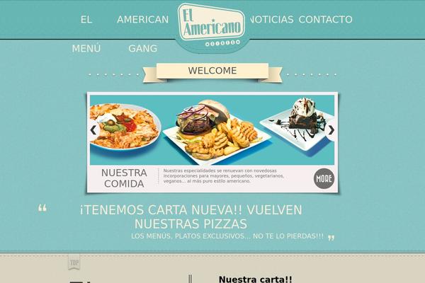 Retro theme site design template sample