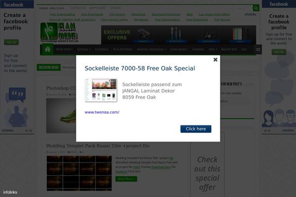 Sahifa theme site design template sample