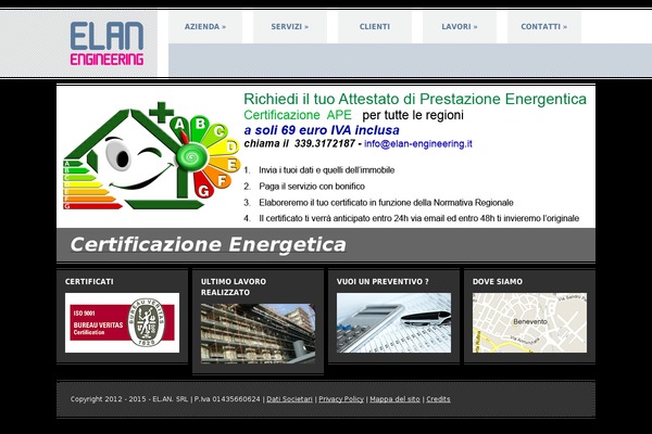 elan-engineering.it site used Elan