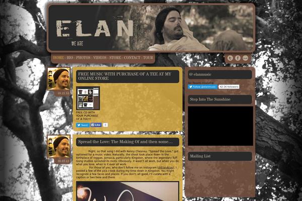 Elan theme site design template sample