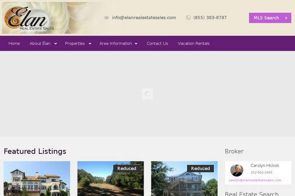 Realia theme site design template sample