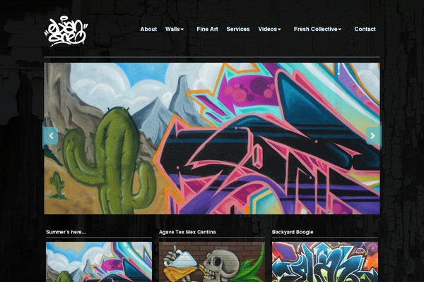 Photoria theme site design template sample