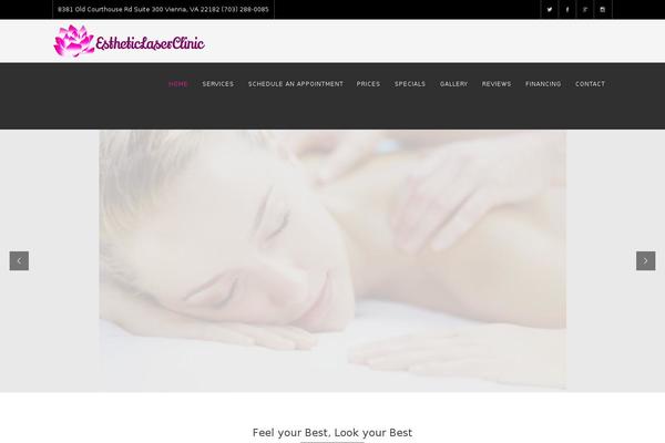 Osmosis theme site design template sample