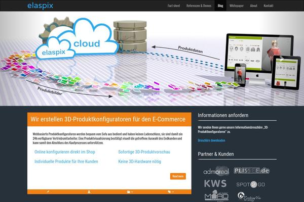 Radar theme site design template sample