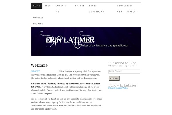 Pilcrow theme site design template sample