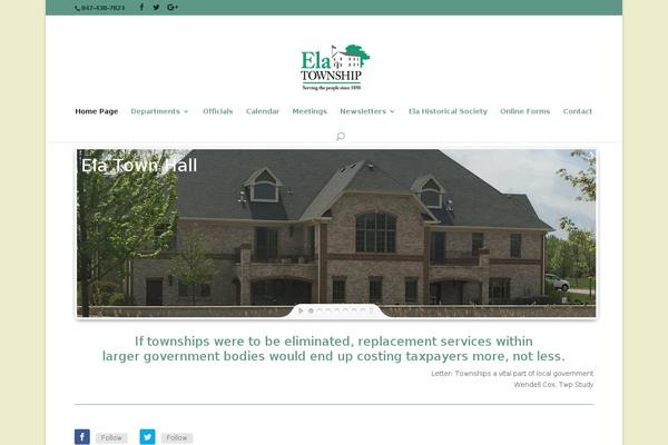elatownship.org site used Wp-proud-theme