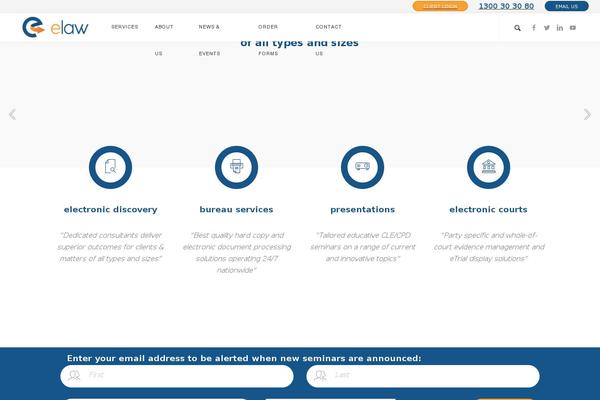 elaw.com.au site used Pillar