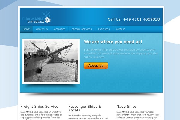 Local Business theme site design template sample