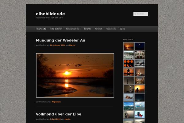 Twenty Eleven theme site design template sample