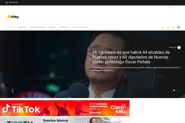 Bold-news theme site design template sample