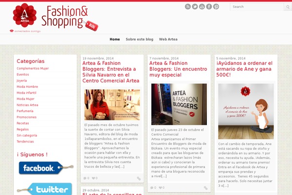 elblogdeartea.com site used Wp_pinfinity5-v1.5