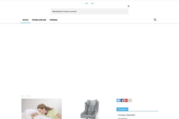 elblogdemibebe.com site used Hiperbebe