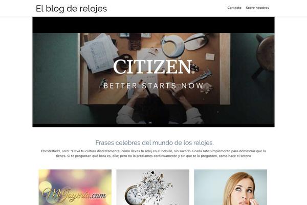 Hathor theme site design template sample