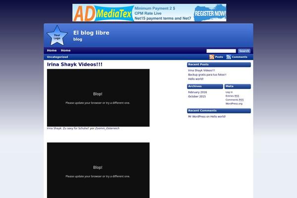 MH Magazine lite theme site design template sample