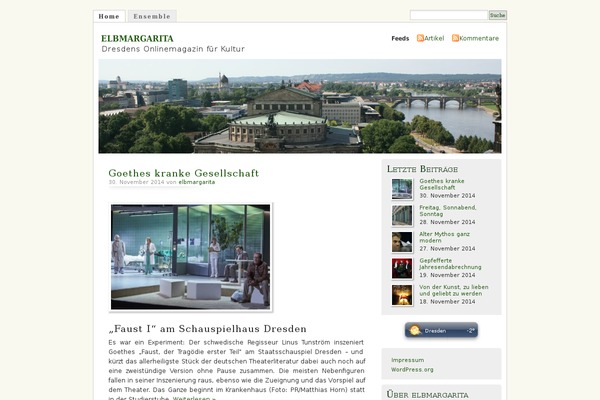 Olsen Light theme site design template sample