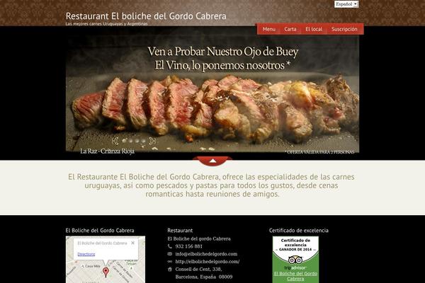 MyRestaurant theme site design template sample