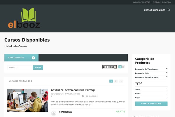 Academy theme site design template sample