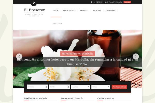Soho Hotel theme site design template sample