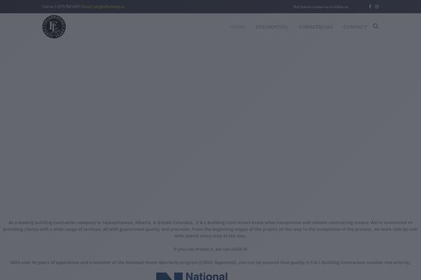 Storm theme site design template sample